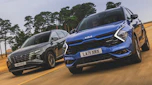 Kia Sportage vs Hyundai Tucson - front tracking