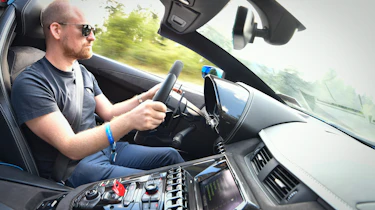 Lamborghini Aventador Ultimae Roadster - driving