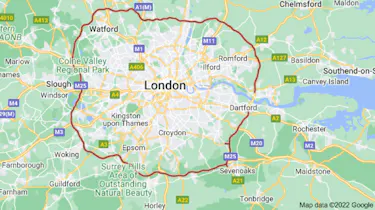 M25 map