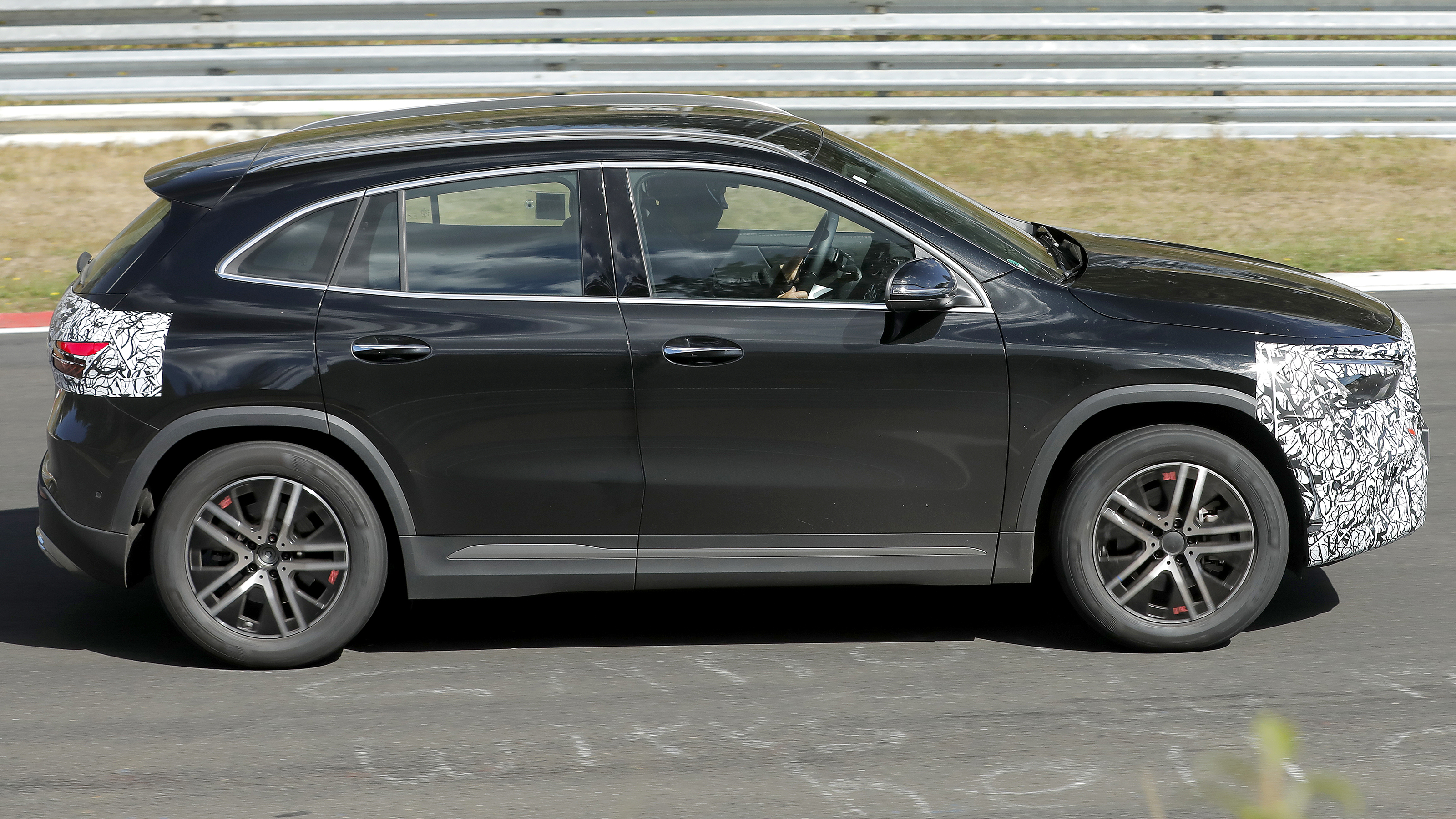 Mercedes GLA at Nurburgring - side