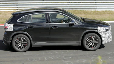 Mercedes GLA at Nurburgring - side