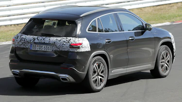 Mercedes GLA at Nurburgring - rear angle