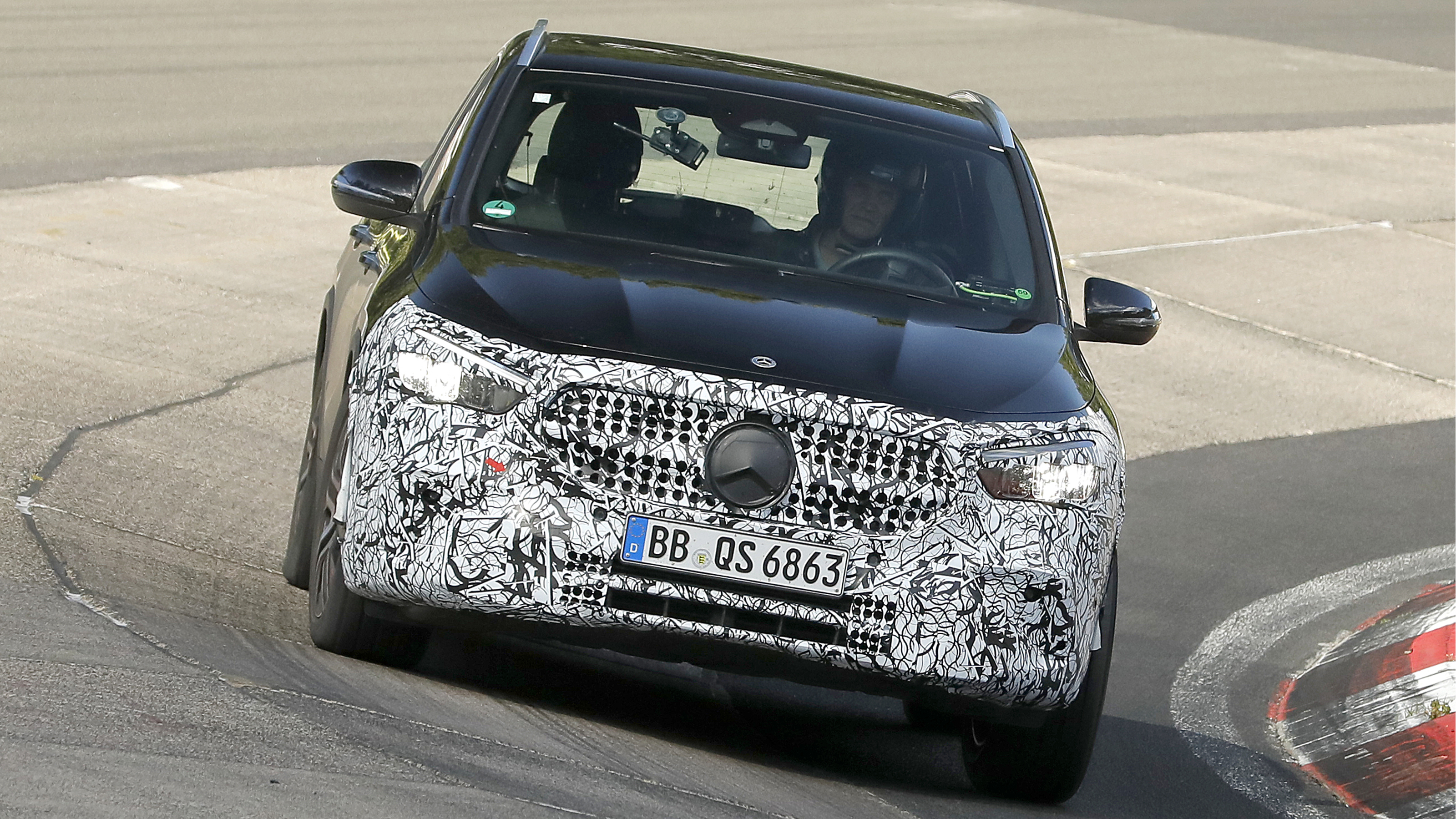 Mercedes GLA at Nurburgring - front