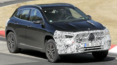 Mercedes GLA at Nurburgring - front angle