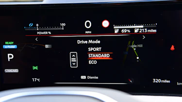 Nissan Ariya 87kWh - drive mode