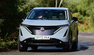 Nissan Ariya 87kWh - front cornering