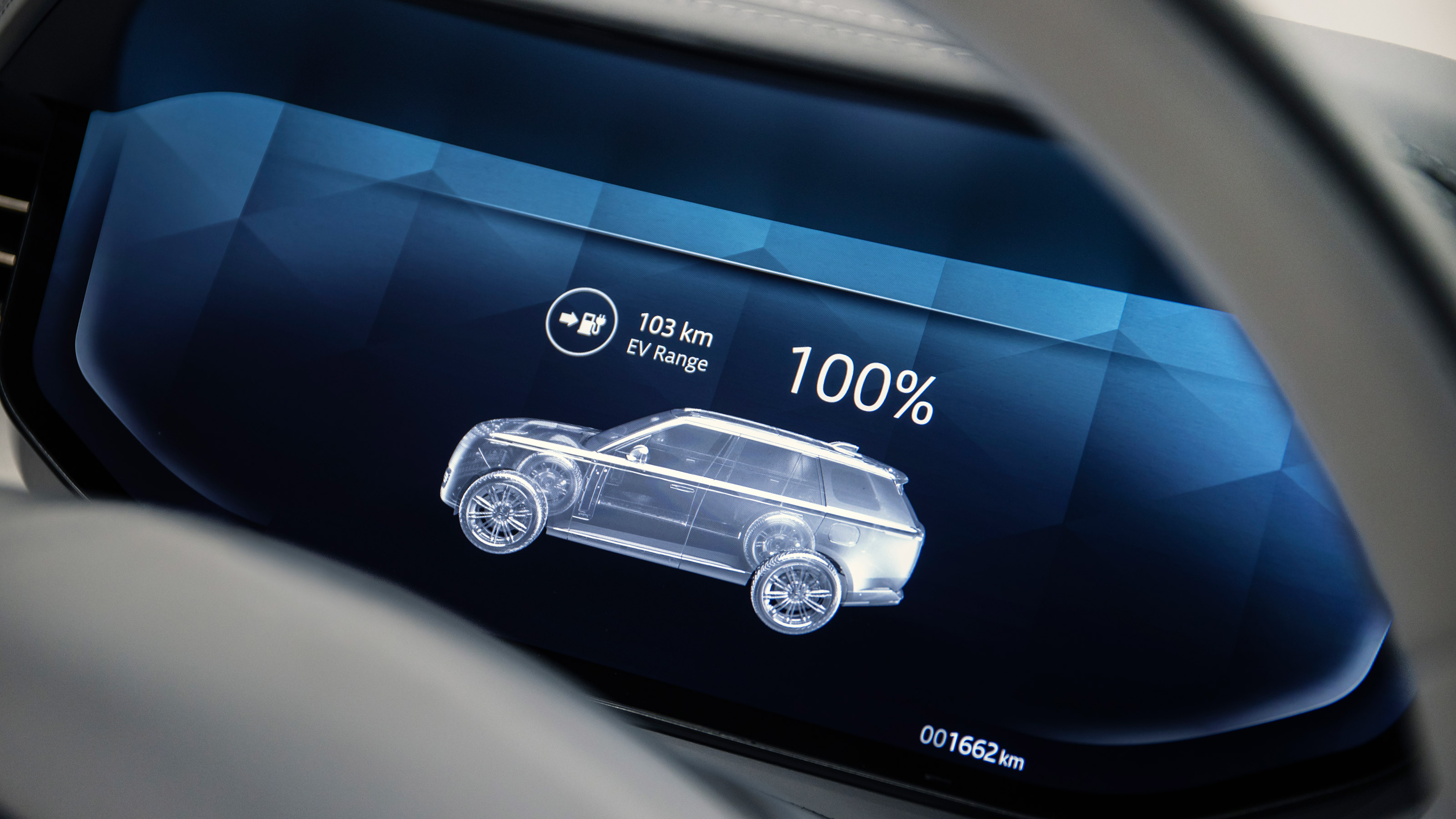Range Rover PHEV - dials