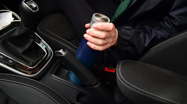 Skoda Fabia long termer second report - cup holder