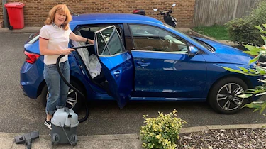 Skoda Fabia long termer second report - cleaning