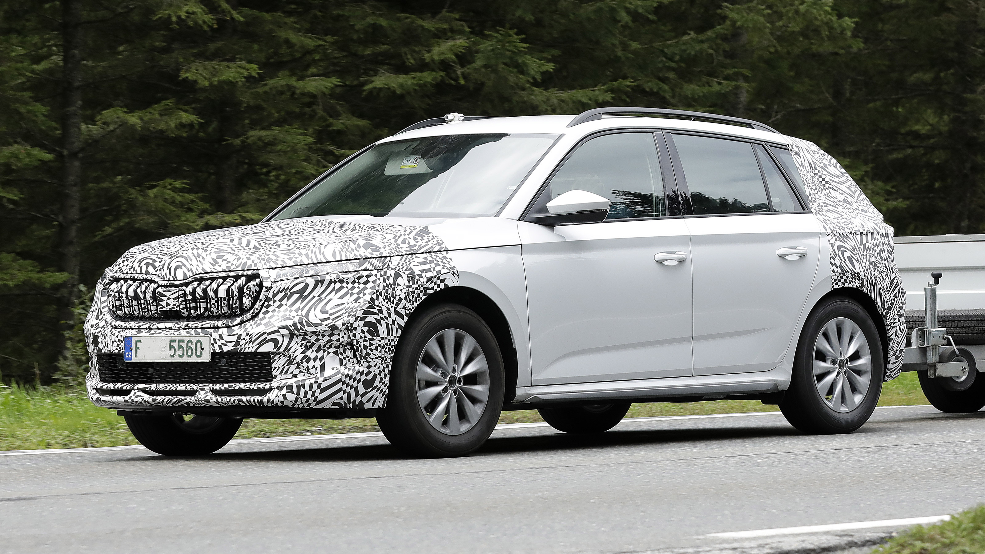 Skoda Kamiq facelift spyshot 3