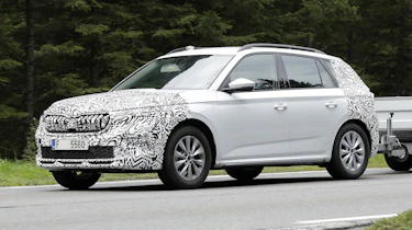Skoda Kamiq facelift spyshot 3