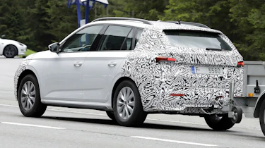 Skoda Kamiq facelift spyshot 5