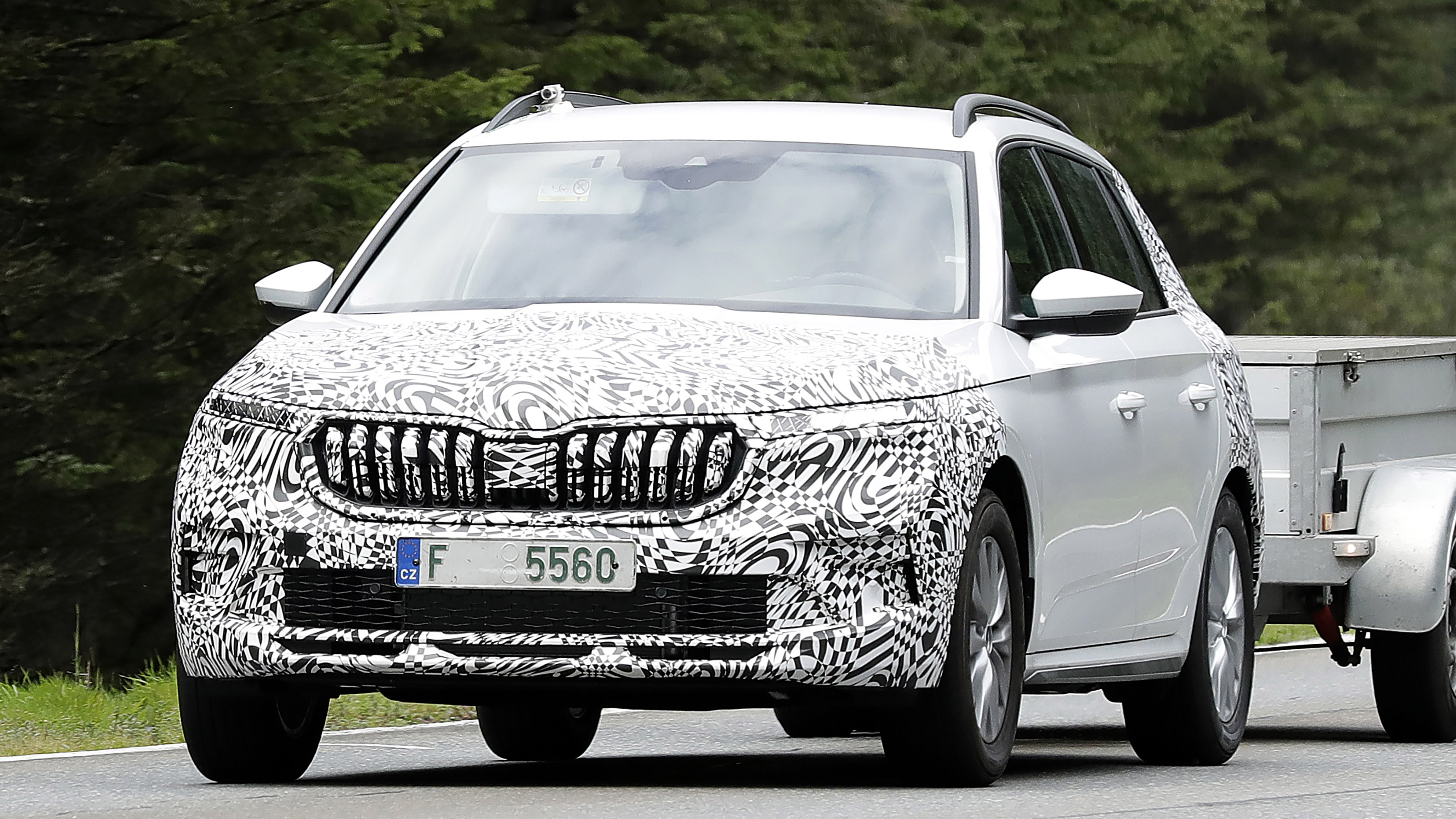 Skoda Kamiq facelift spyshot 1