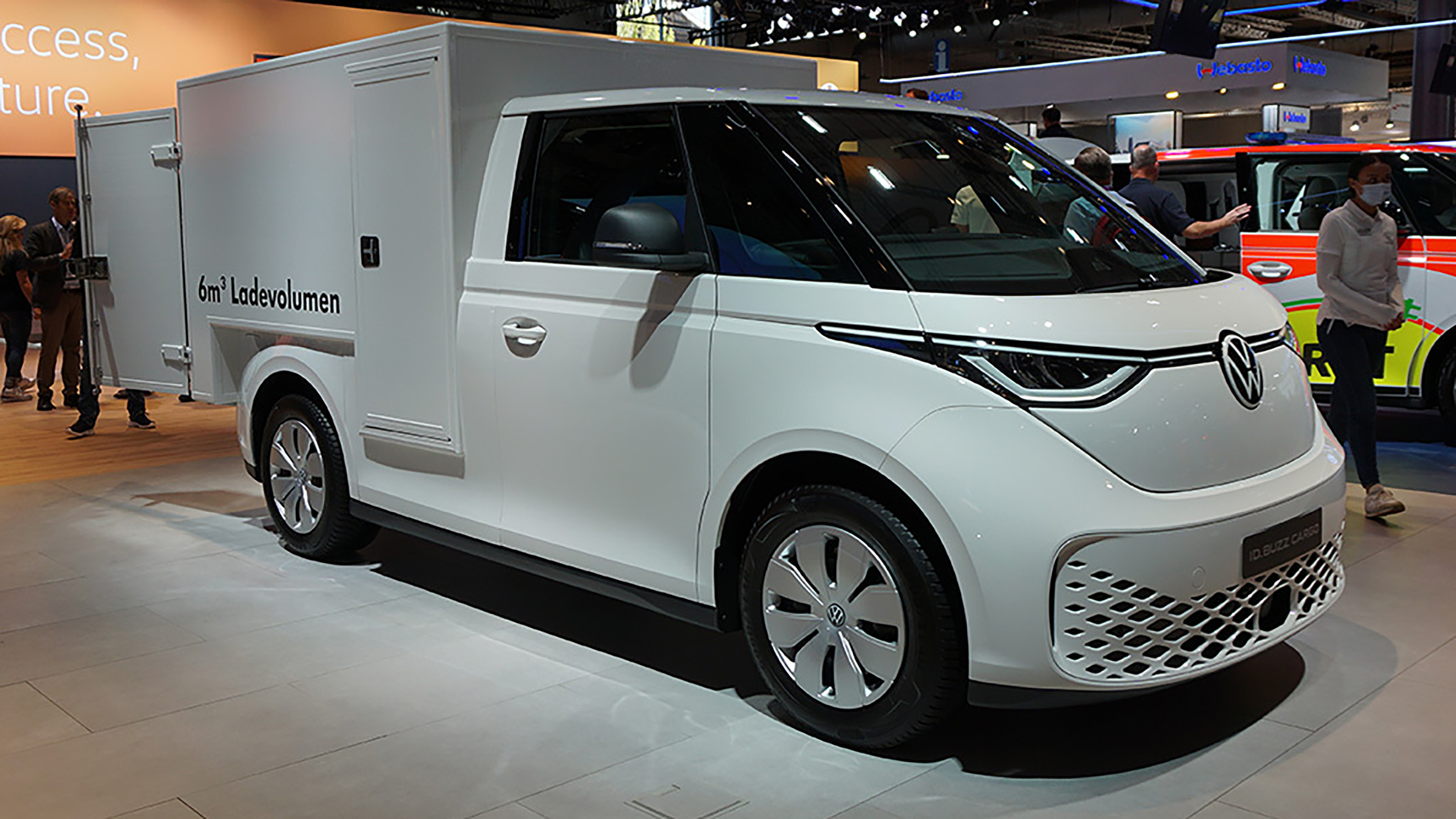 VW ID. Buzz Cargo van front