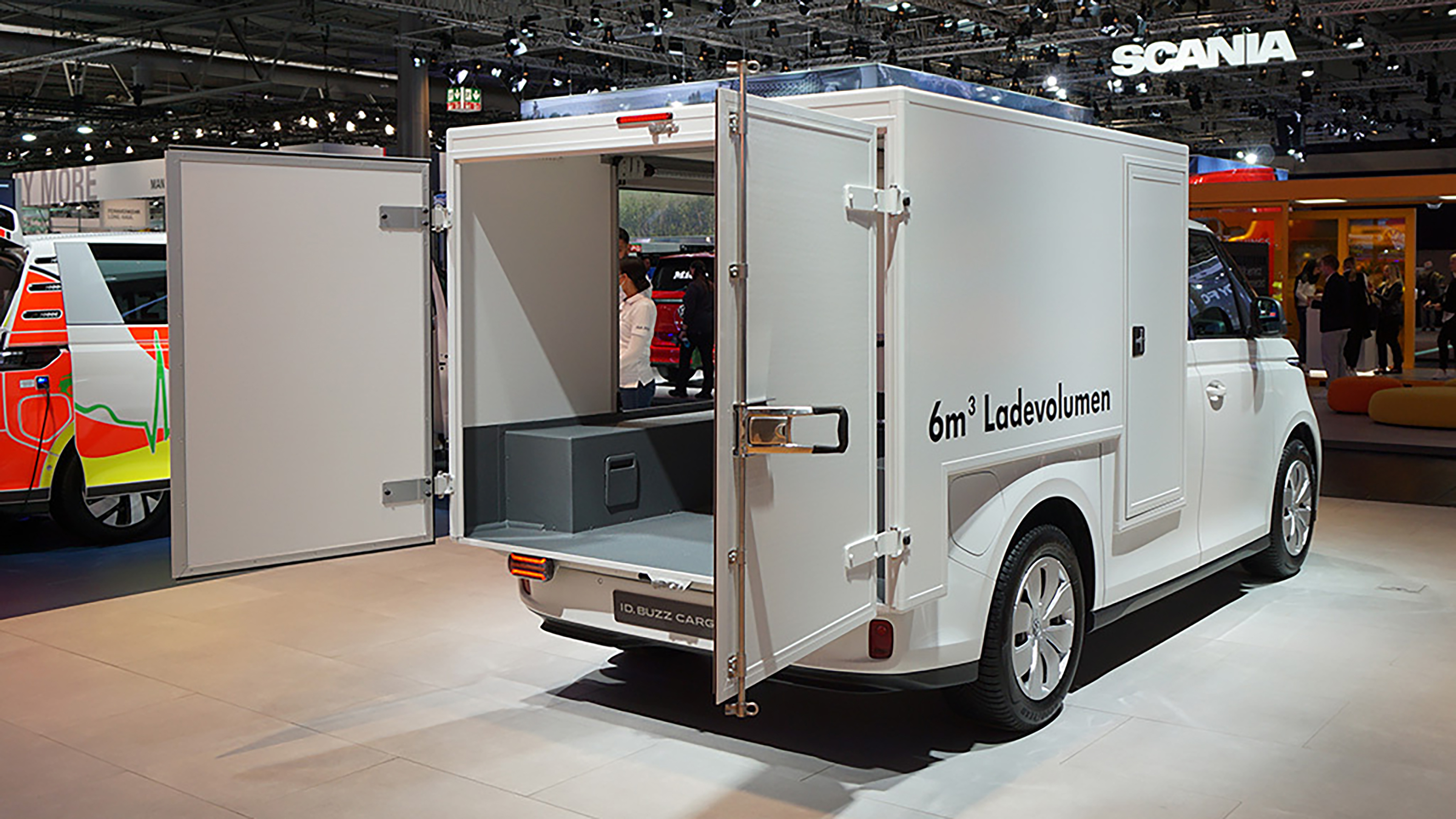 VW ID. Buzz Cargo van rear