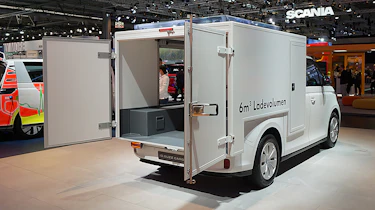 VW ID. Buzz Cargo van rear