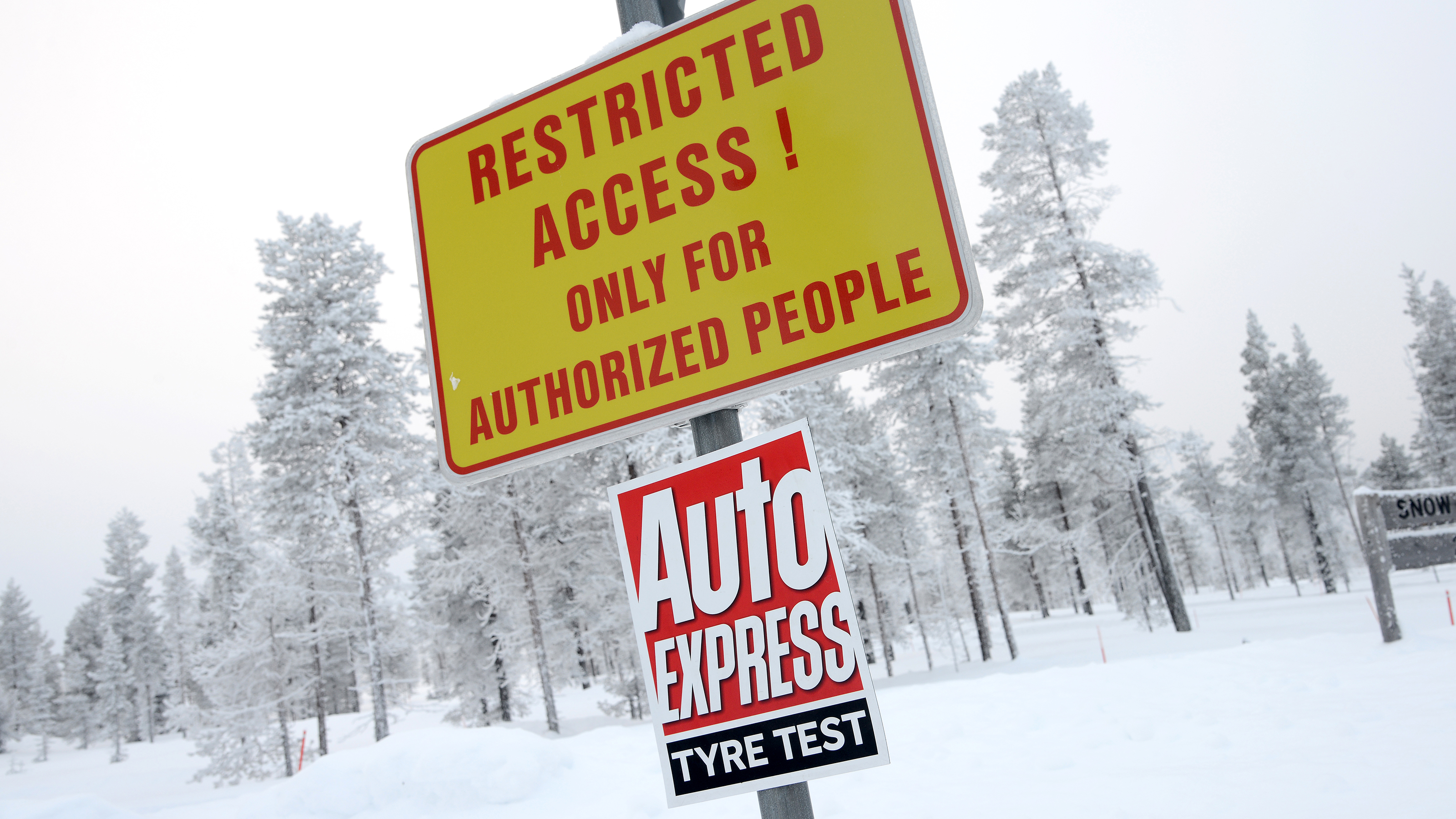 'Restricted access' sign