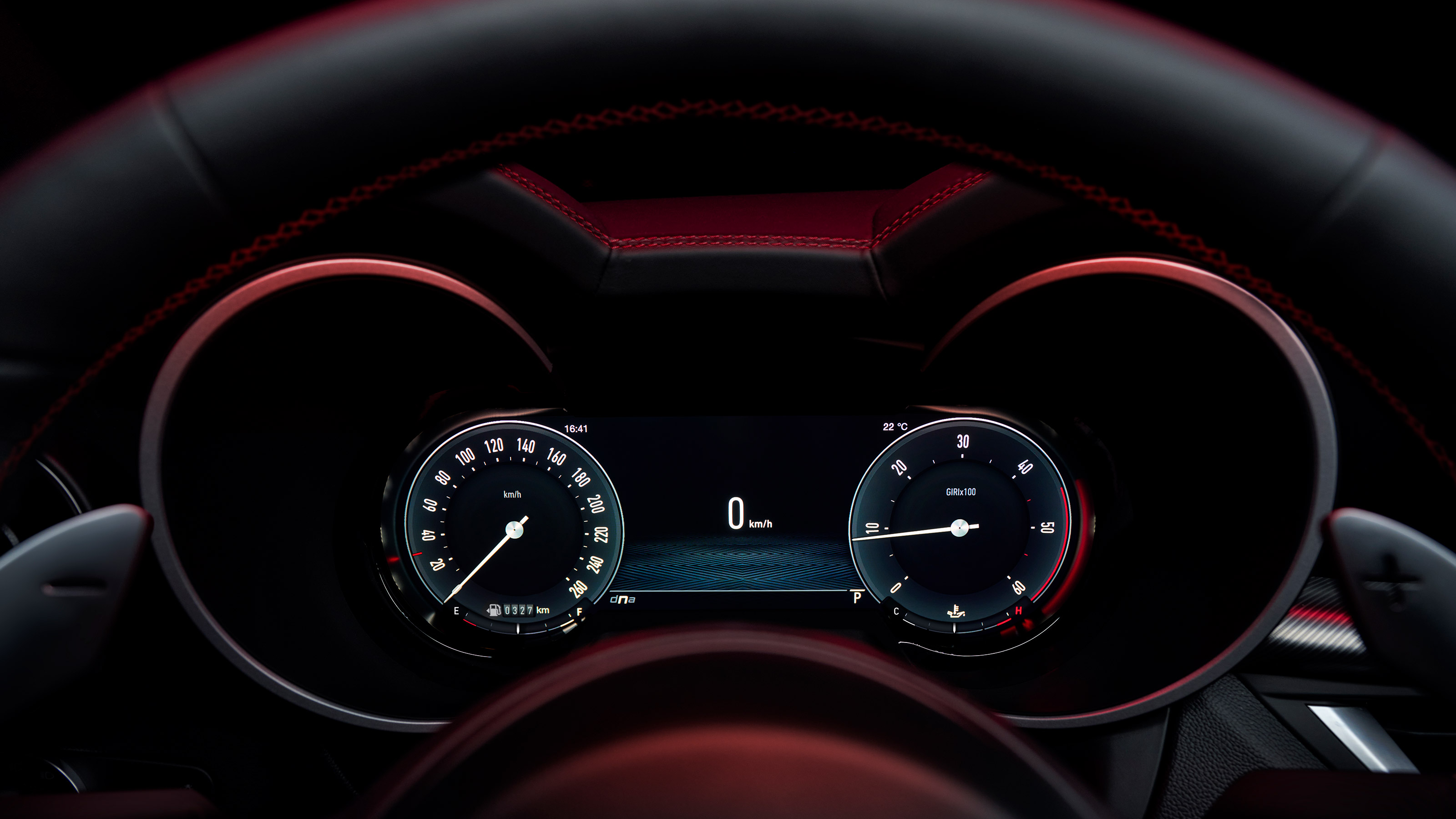 Alfa Romeo Stelvio facelift - dials