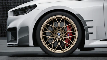 BMW M2 M Performance Parts - gold wheel