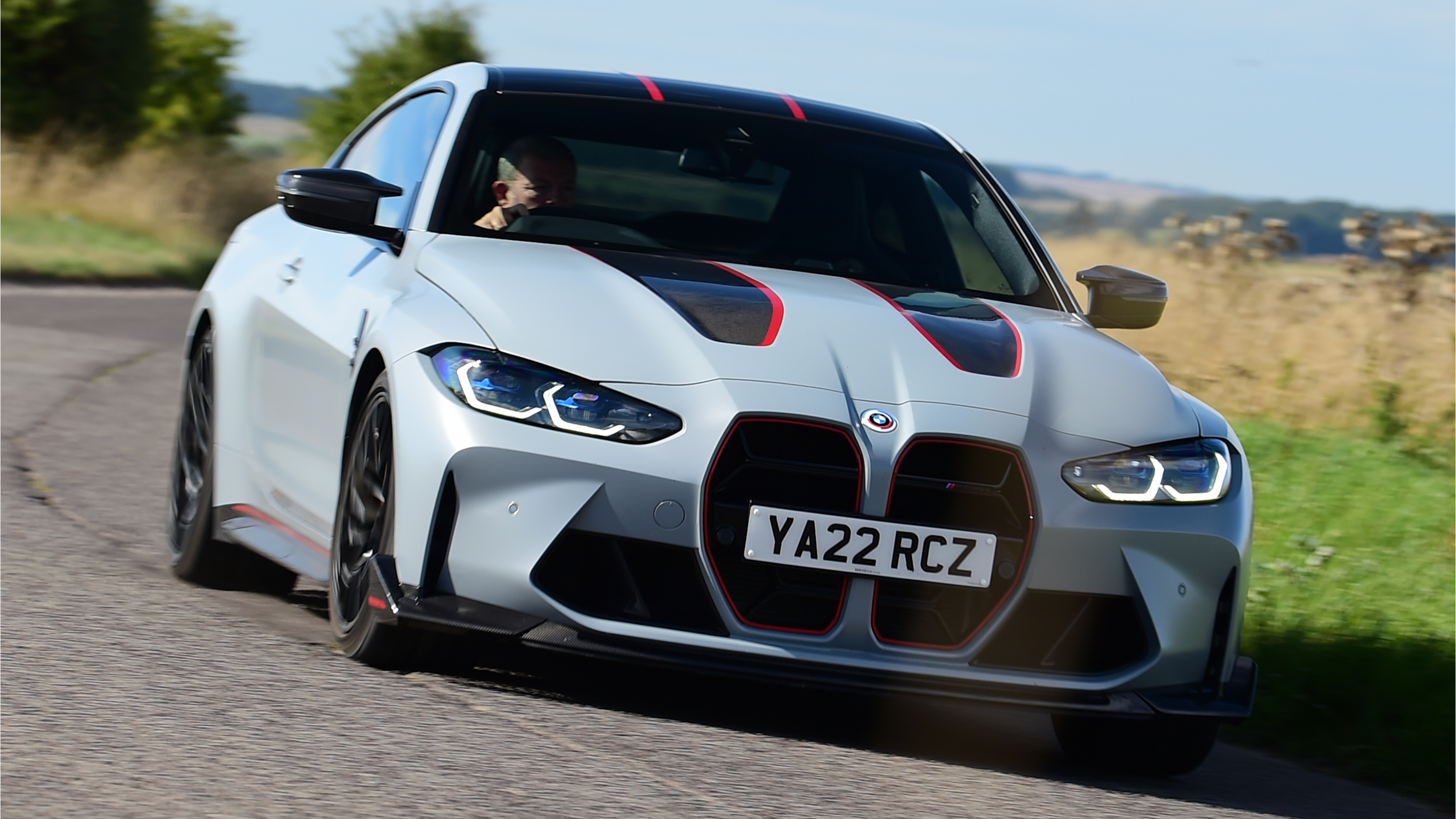 BMW M4 CSL - front cornering