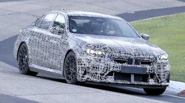 BMW M5 Hybrid Nurburgring testing - front/right side