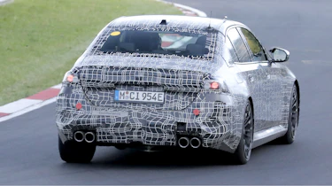 BMW M5 Hybrid Nurburgring testing - rear