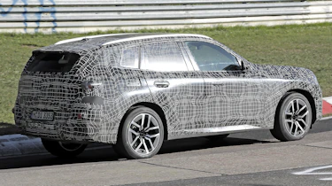 BMW X3 Nurburgring testing - rear angled