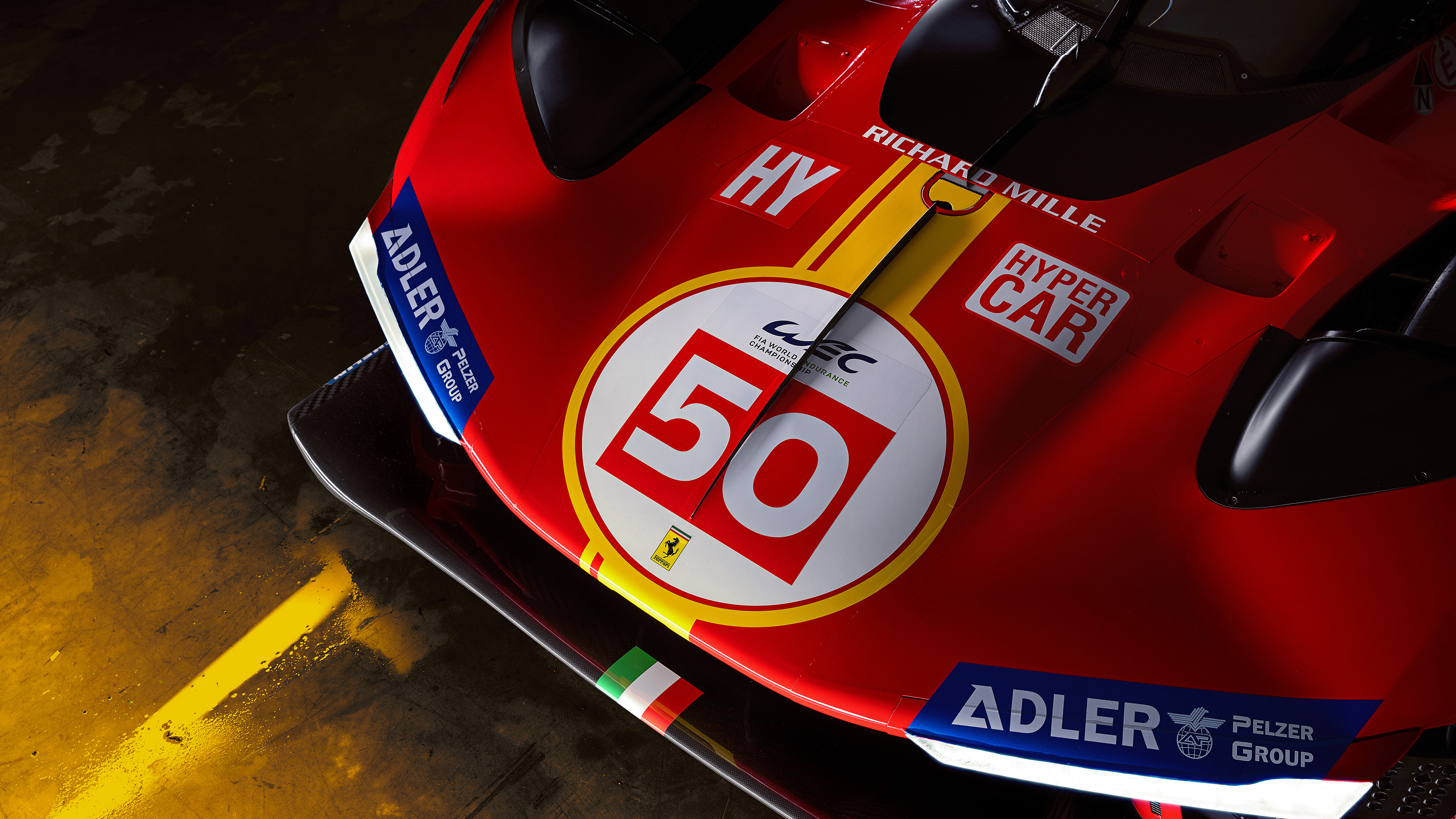 Ferrari 499P Le Mans Hypercar - headlights