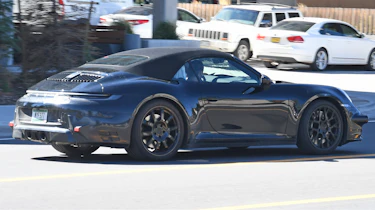 Camouflaged Porsche 911 Cabriolet - rear