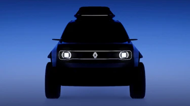 Renault 4 silhouette - front