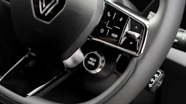 Renault Megane E-Tech - steering wheel detail