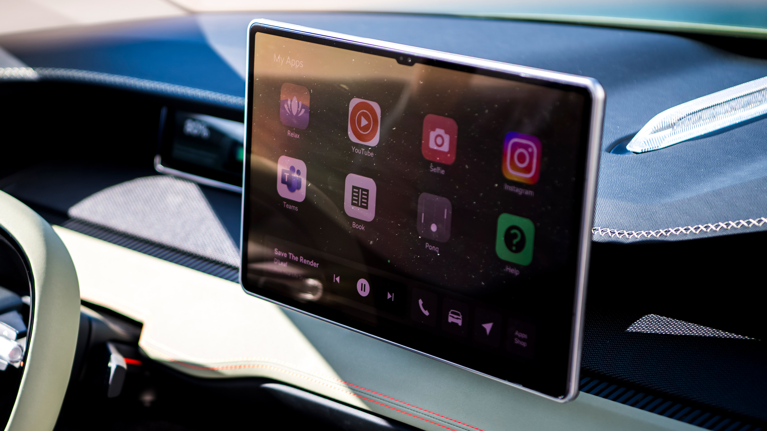 Skoda Vision 7S concept - infotainment