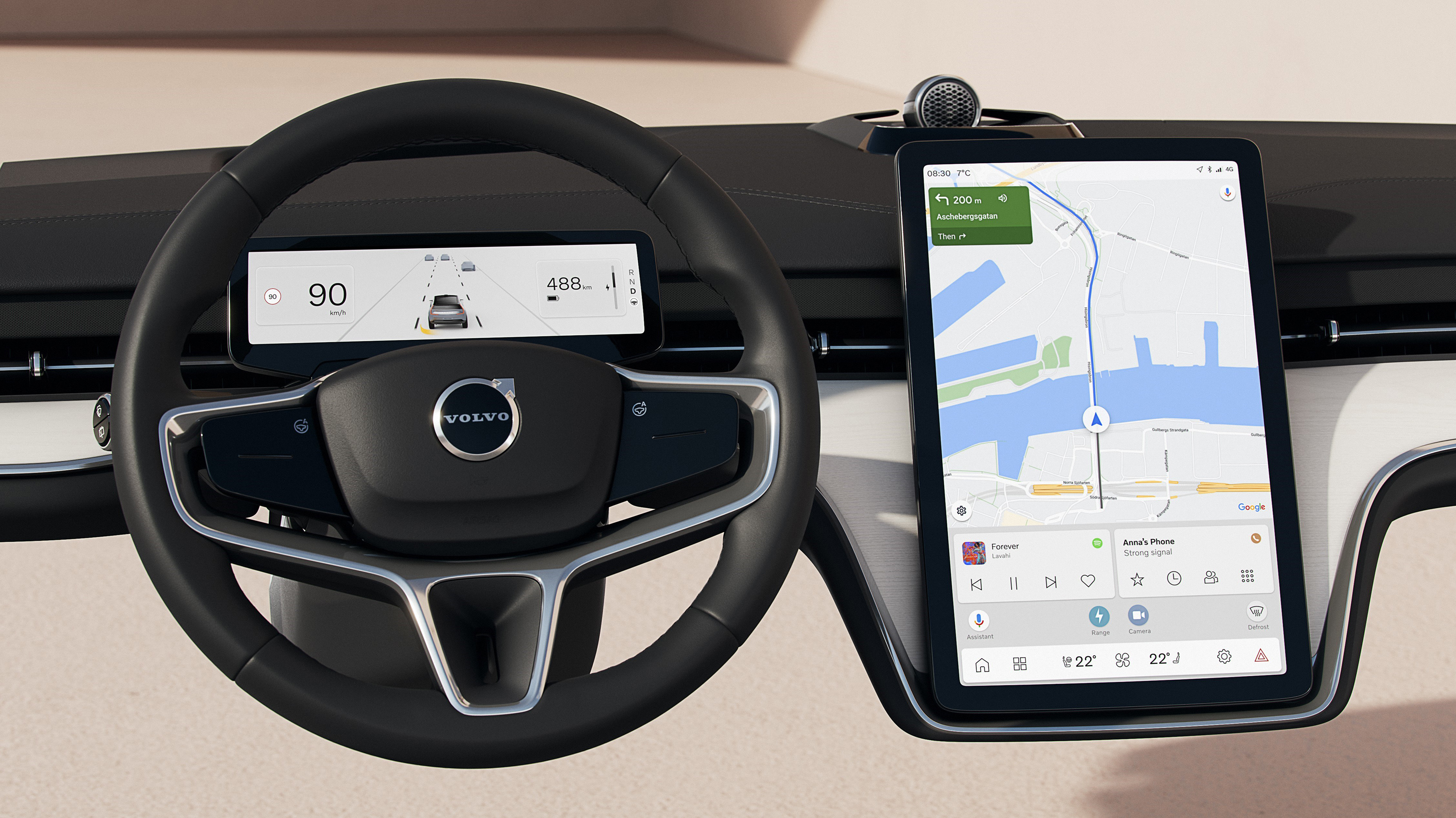 Volvo EX90 interior 