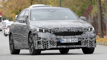 2023 BMW 5 Series (camouflaged) - front cornering
