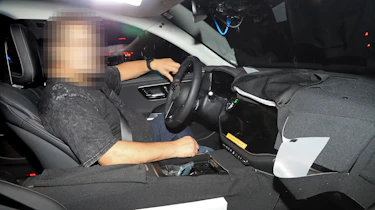 Mercedes E-Class spyshot - interior