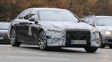 Mercedes E-Class spyshot - front