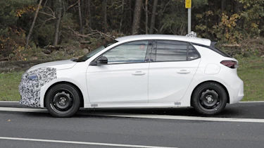 2023 Vauxhall Corsa (camouflaged) - side