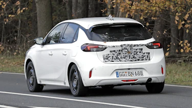2023 Vauxhall Corsa (camouflaged) - rear