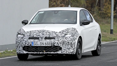 2023 Vauxhall Corsa (camouflaged) - front