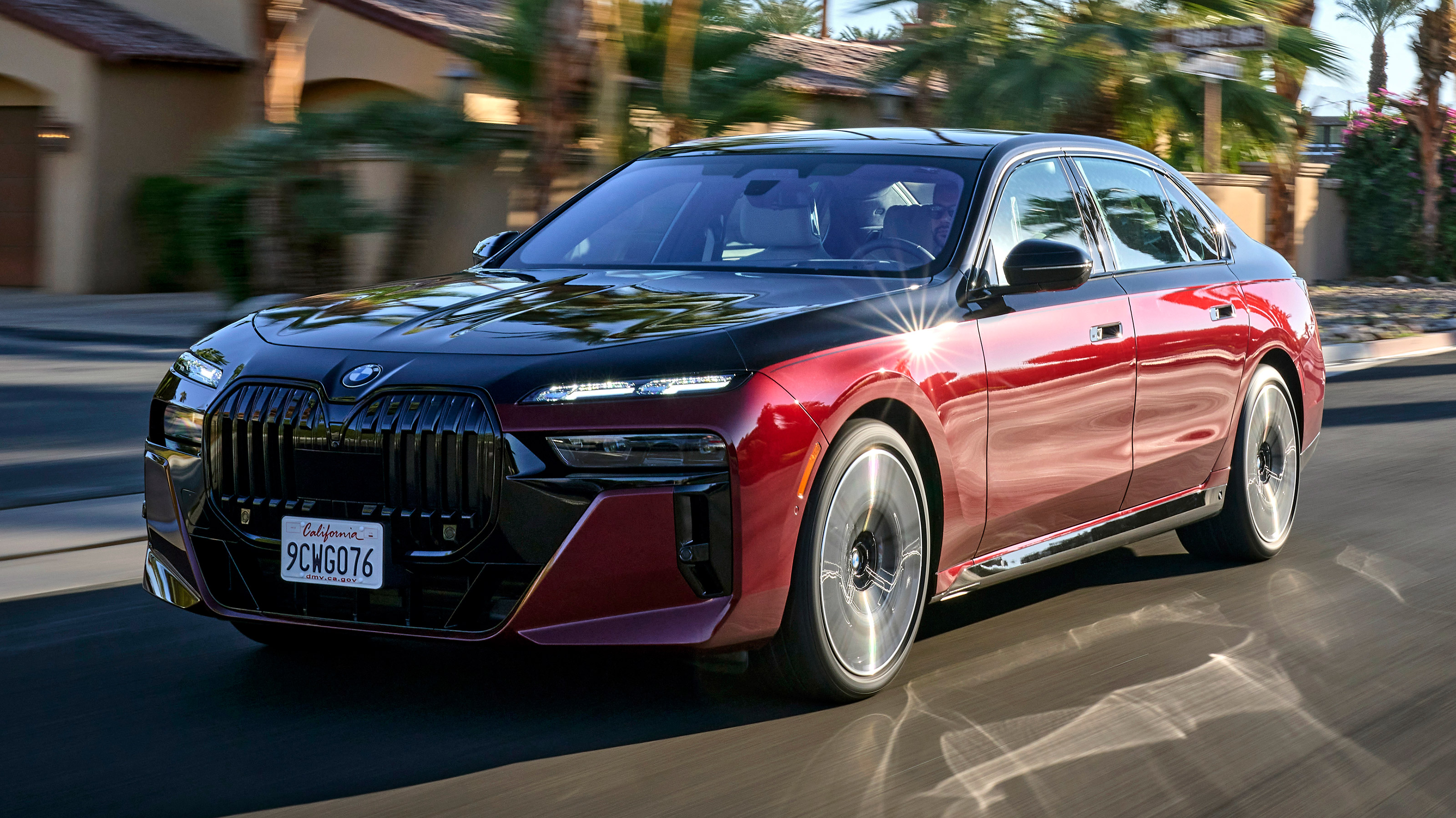 BMW 760i - front tracking