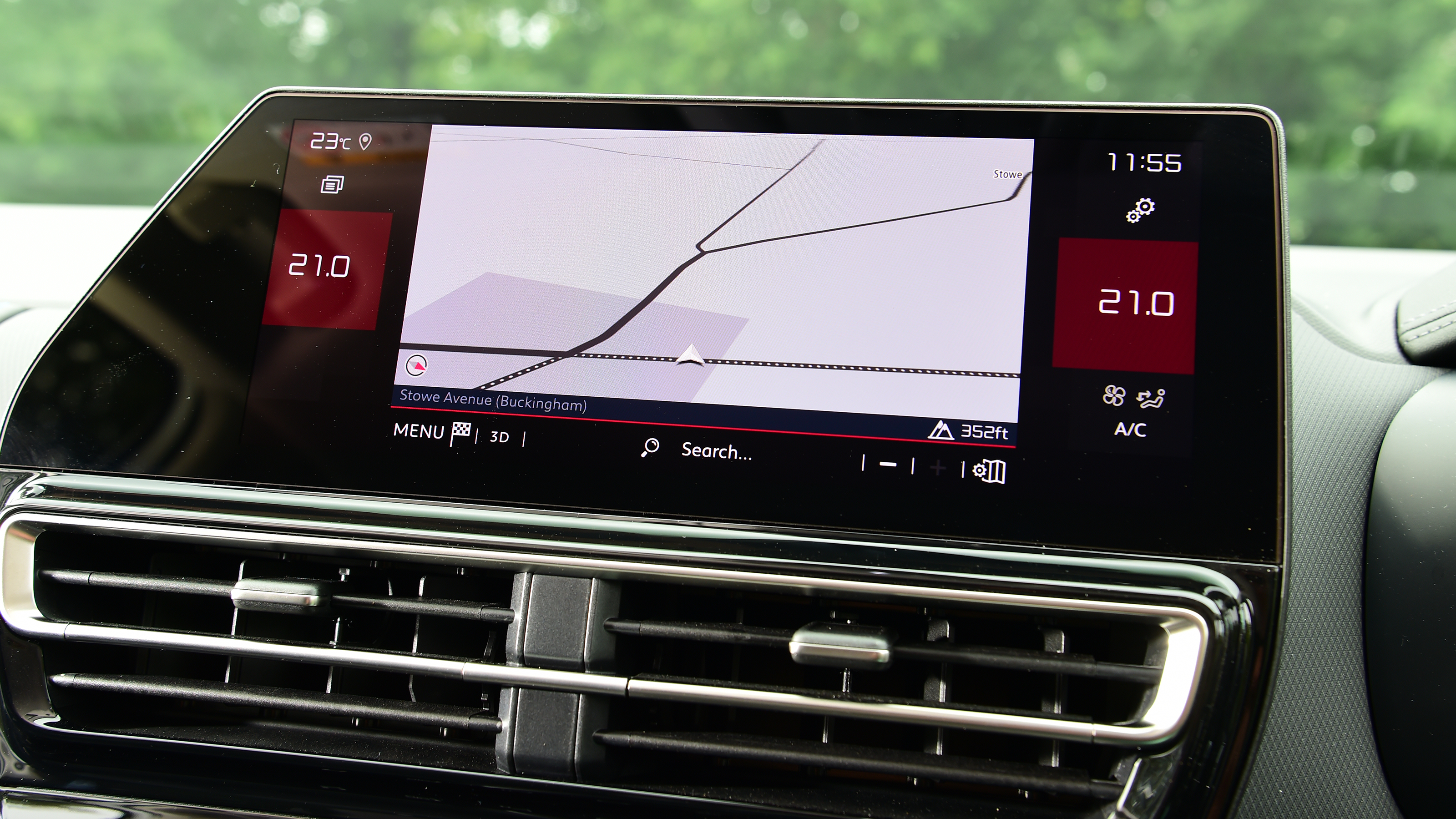 Citroen C5 Aircross - infotainment screen