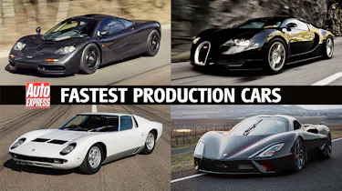 Fastest production cars - header image
