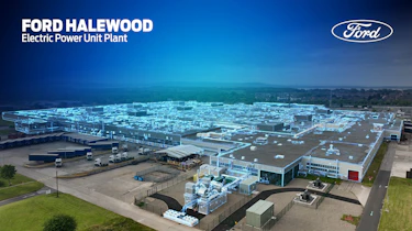 Ford Halewood - electrification promotional graphic
