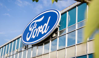 Ford Halewood plant - Ford sign