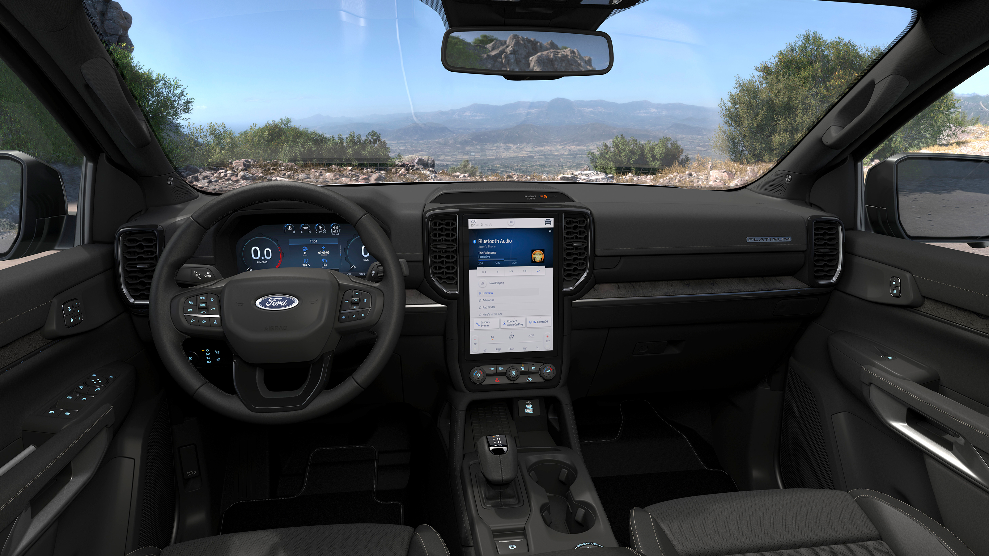 Ford Ranger Platinum - dashboard