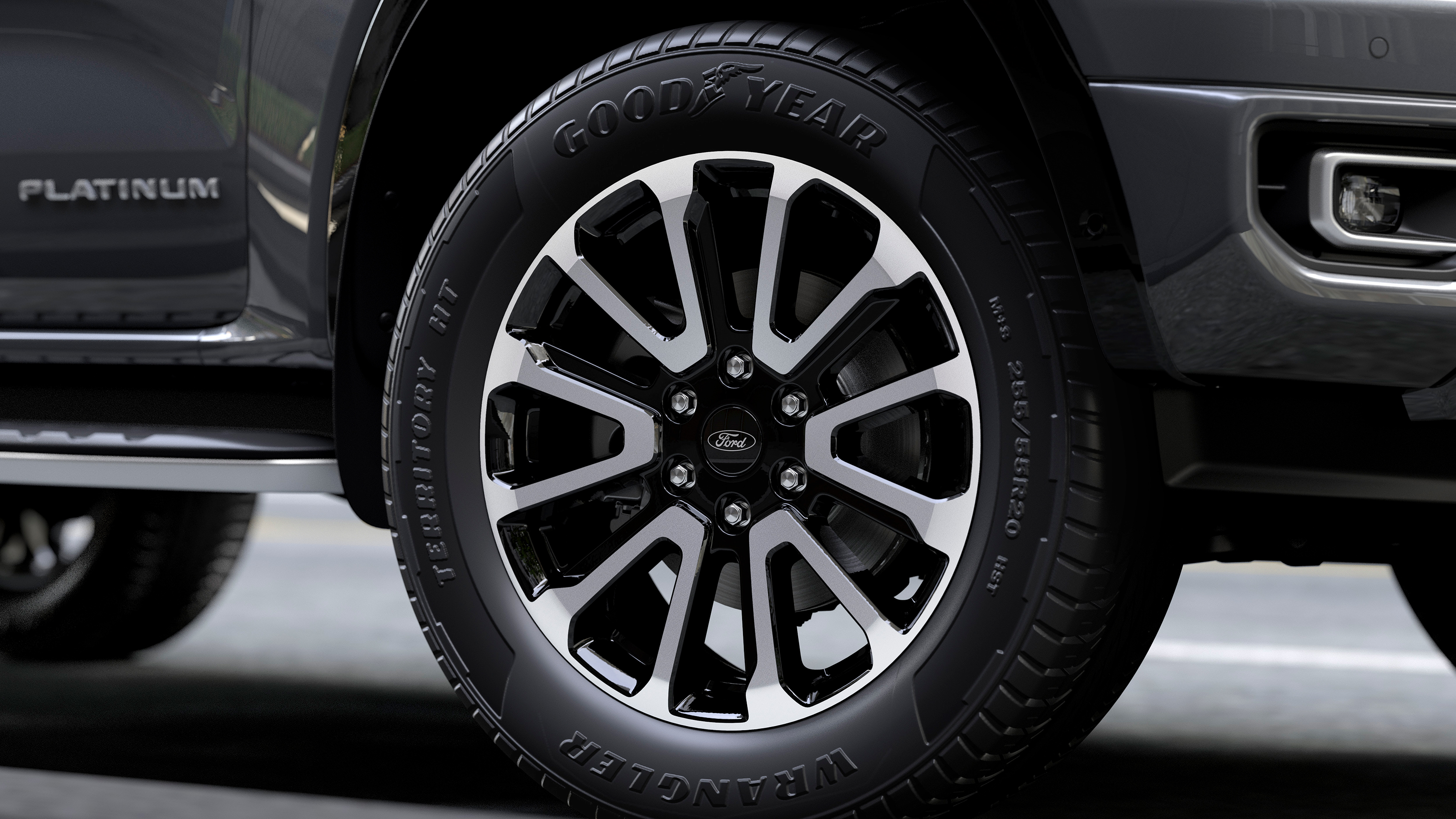 Ford Ranger Platinum - front o/s wheel