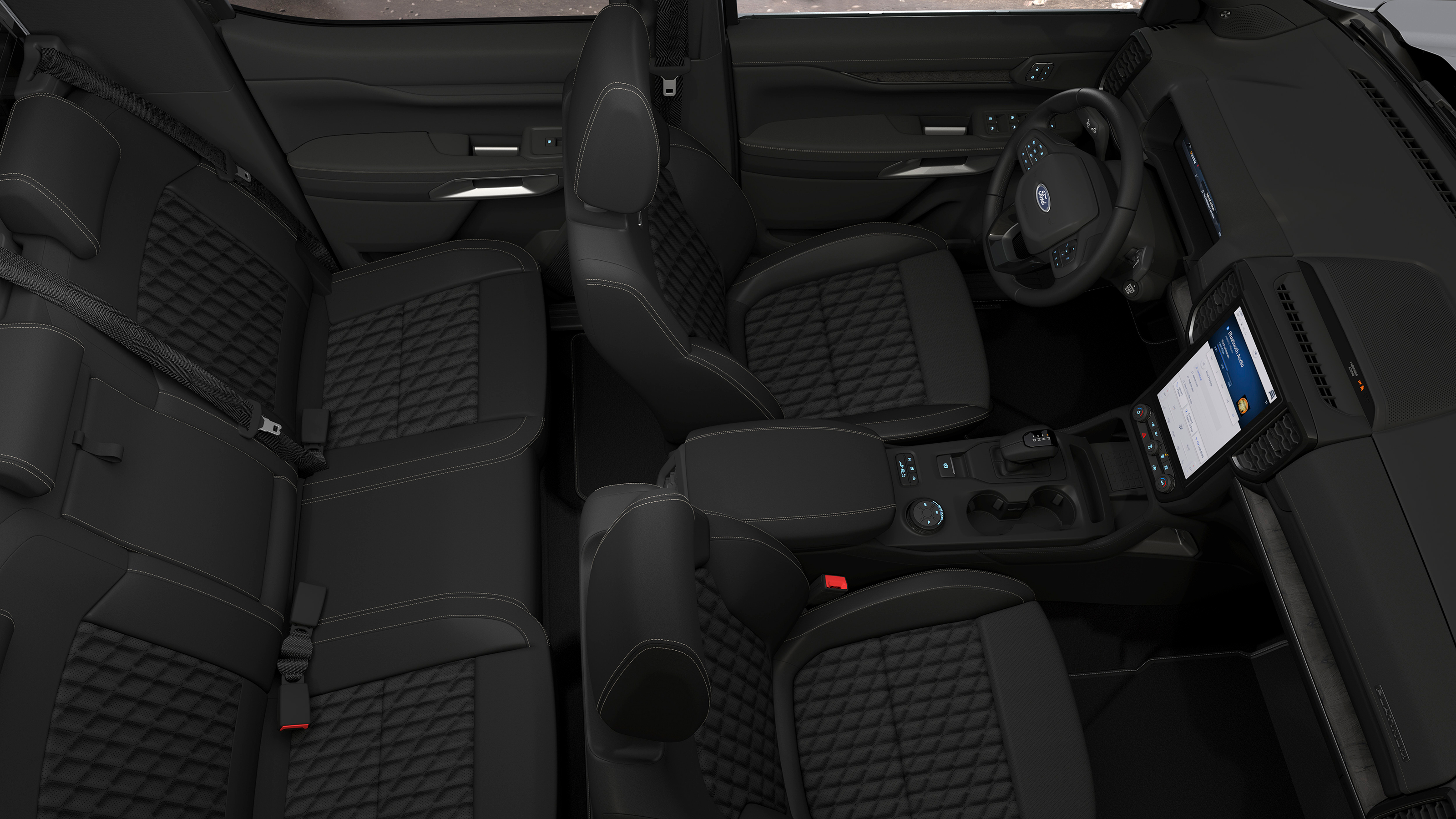 Ford Ranger Platinum - interior birds-eye view