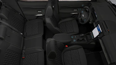 Ford Ranger Platinum - interior birds-eye view