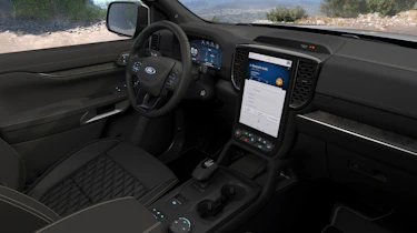 Ford Ranger Platinum - interior (left side door view)