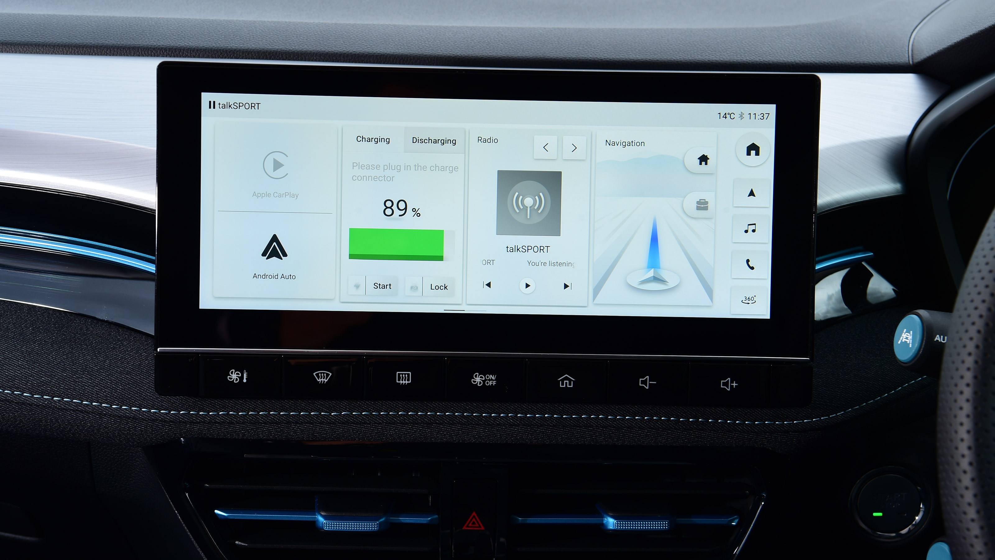 MG5 EV - infotainment